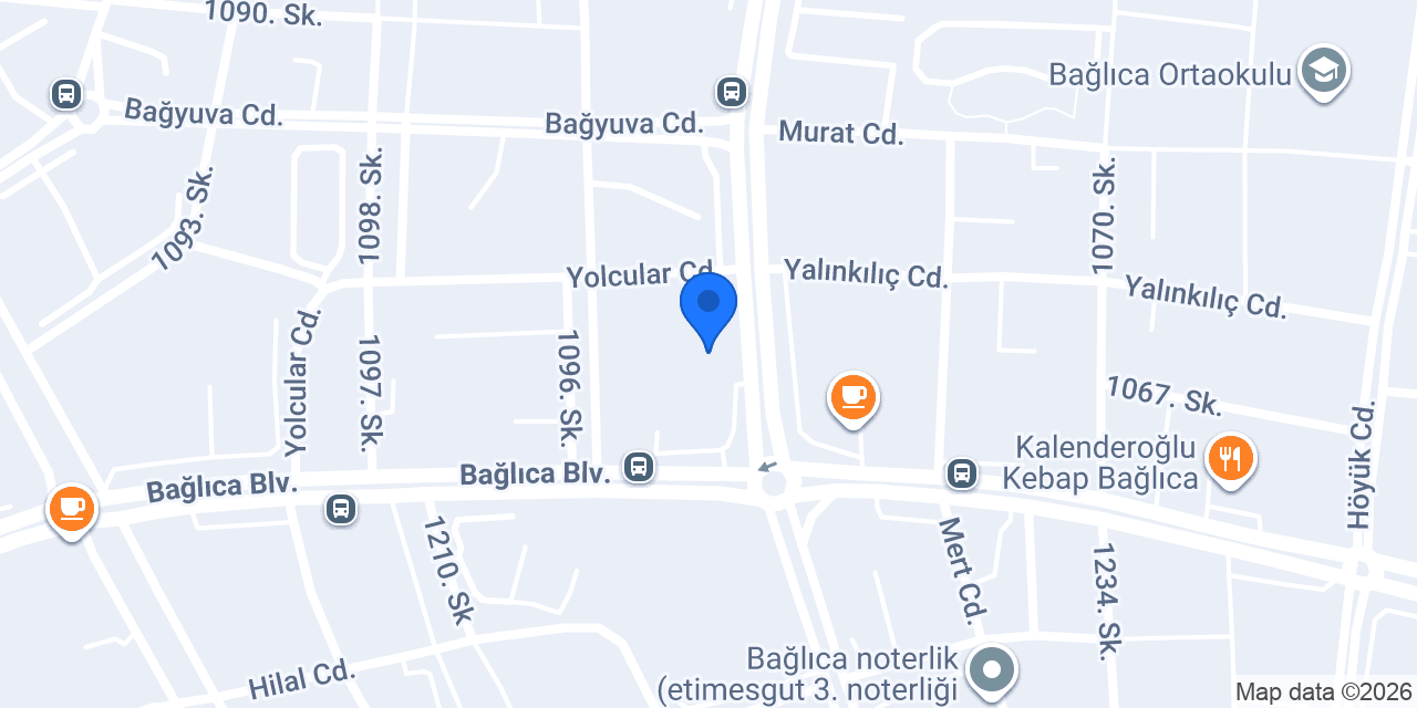 Bağlıca Vip Kurs konumu
