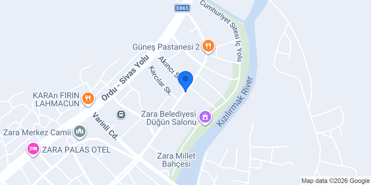 Güneş Pastanesi konumu
