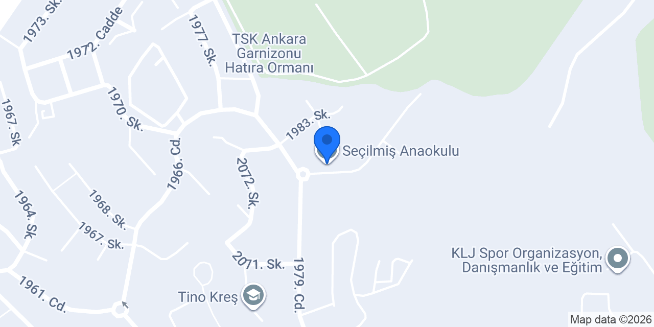Seçilmiş Anaokulu konumu