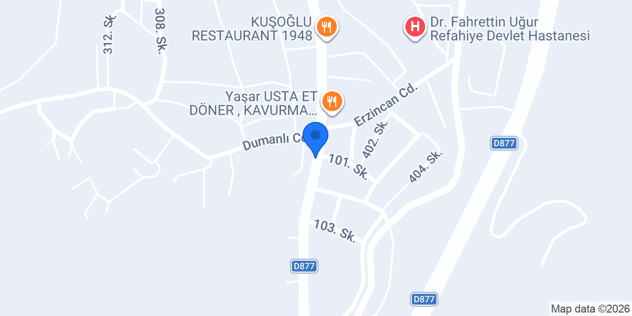 Tunc Market konumu