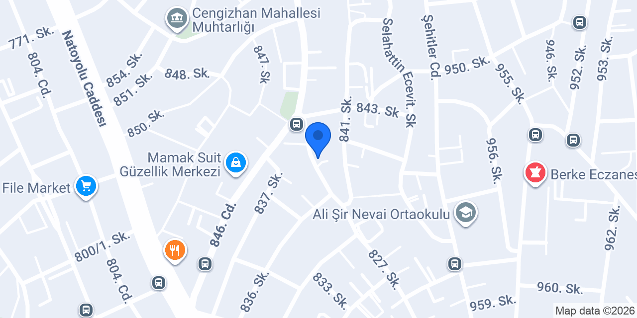 Aynur Yapı İnşaat Emlak konumu