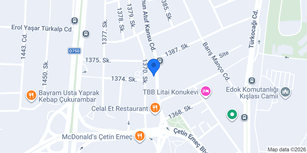 Özkan Tantuni Balgat Şubesi konumu