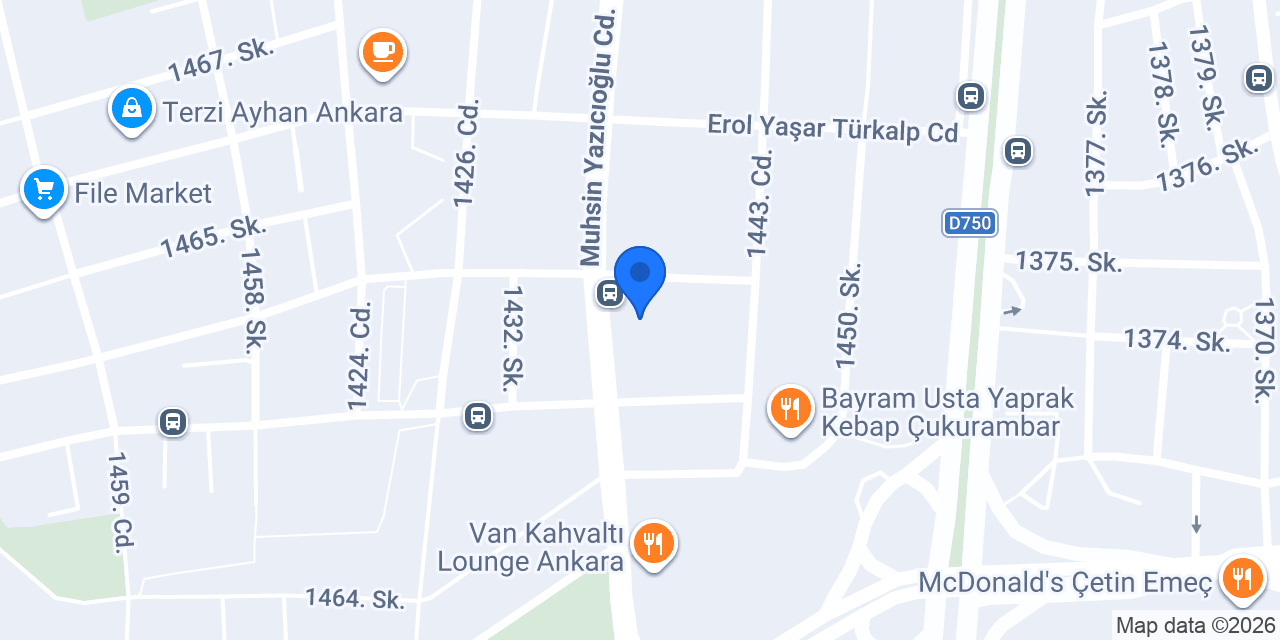 ANKARA REMAX ŞENAY & BÜLENT ŞİMŞEK konumu