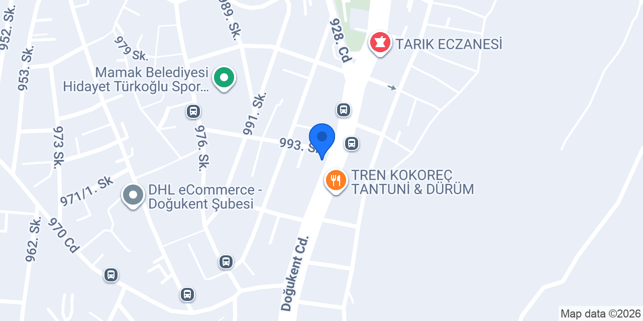 Doğukent - Akyurt Süpermarket konumu