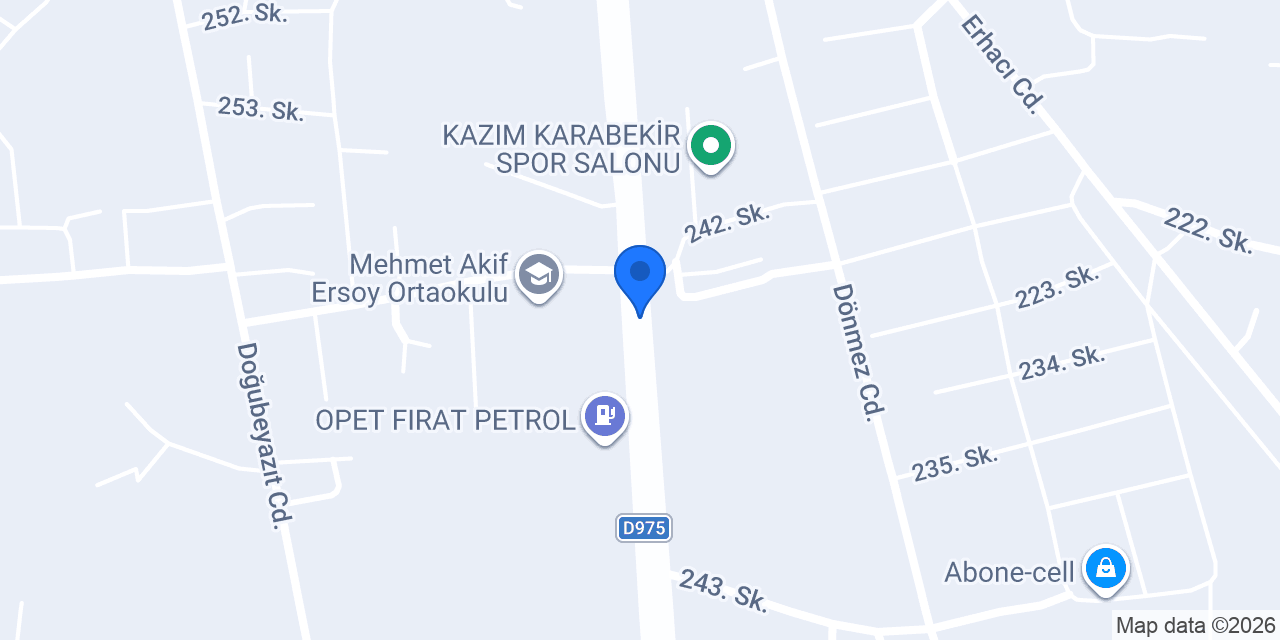 Iğdır İl Emniyet Müdürlüğü konumu