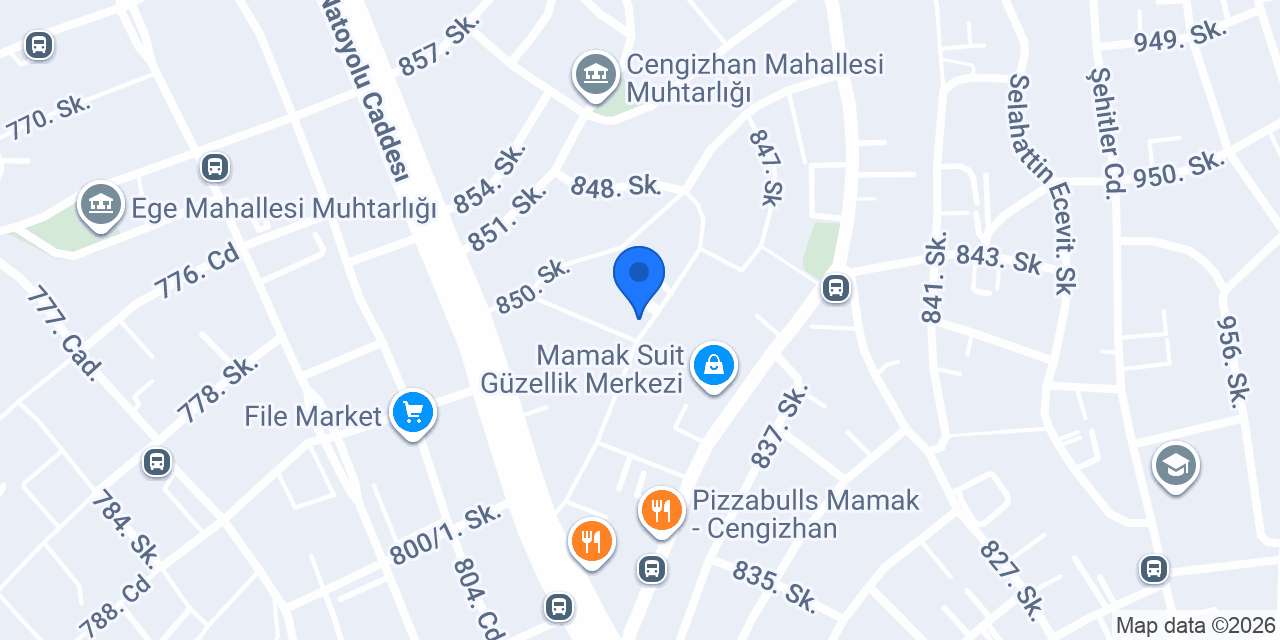 Ercan Market konumu
