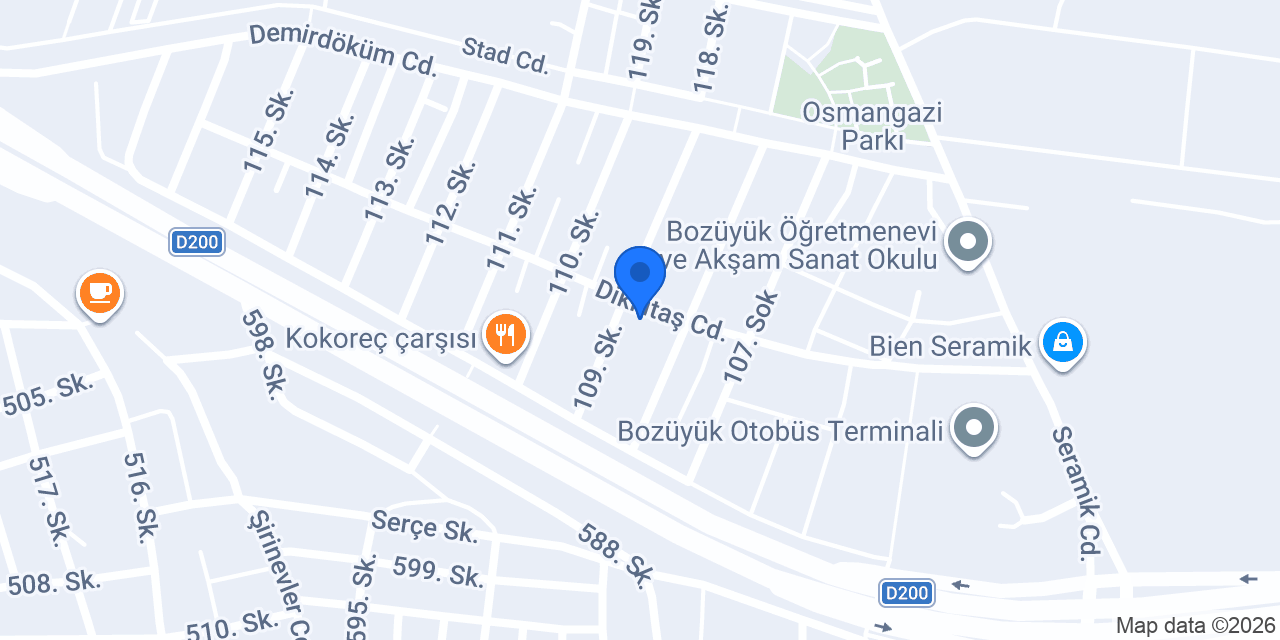 Bilecik İş Makineleri Operatörlük Kursu konumu