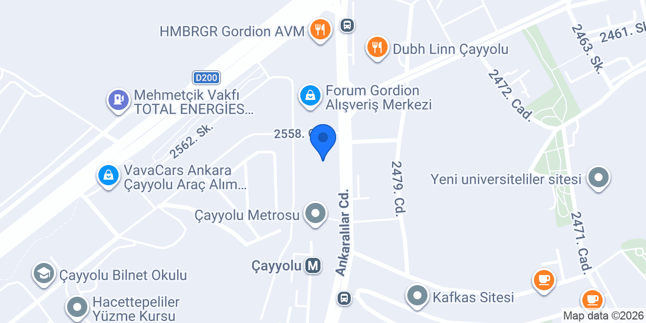 VAULT GORDİON AVM konumu