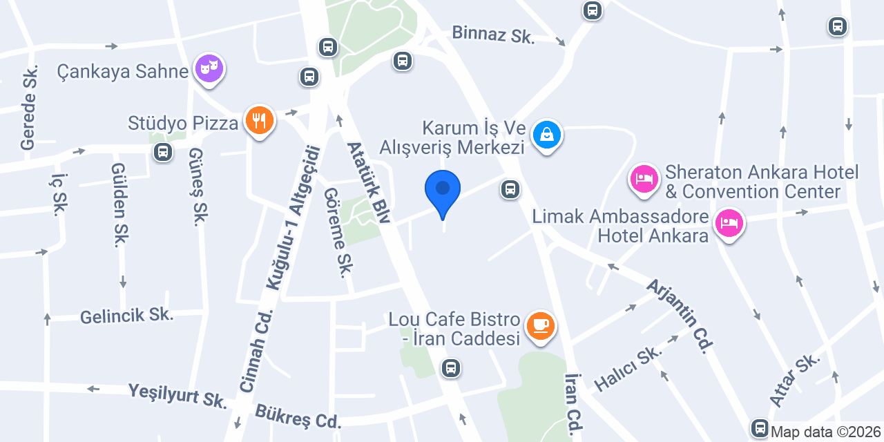 Öncüoğlu Mimarlık konumu