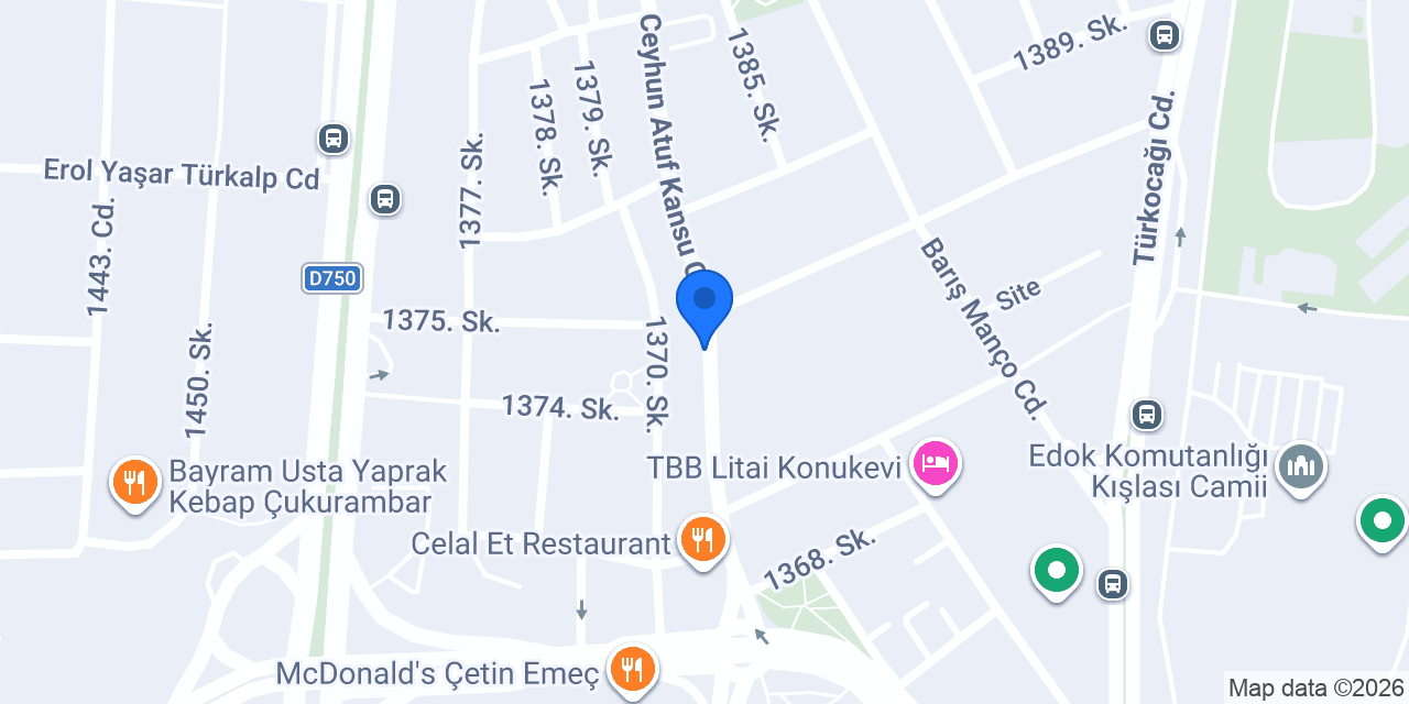 TEB Balgat Şubesi konumu
