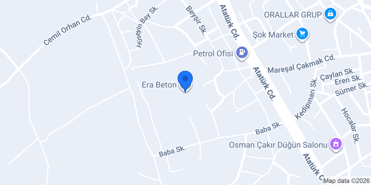 Era Beton konumu