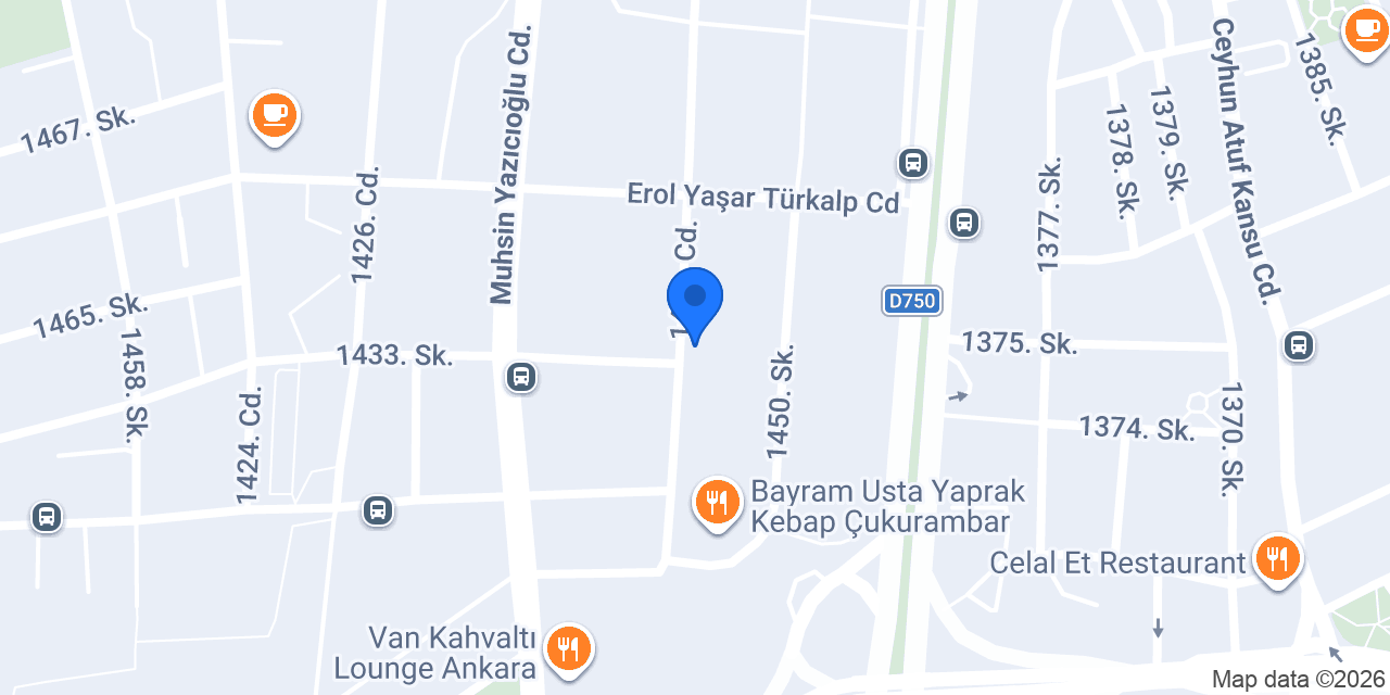 Av. Oğuz Evren KILIÇ Hukuk Bürosu konumu
