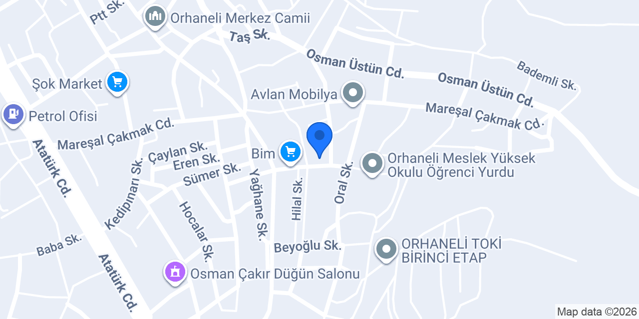 ÇETE OTO LASTİK konumu