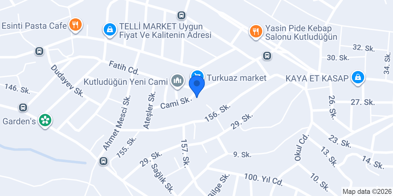 Ptt-kutludüğün Şubesi konumu