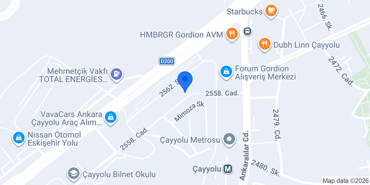 CMT Mühendislik Ltd. Şti. konumu