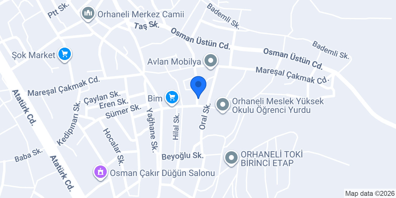 ÖZDEMİR OTO BOYA SERVİSİ konumu