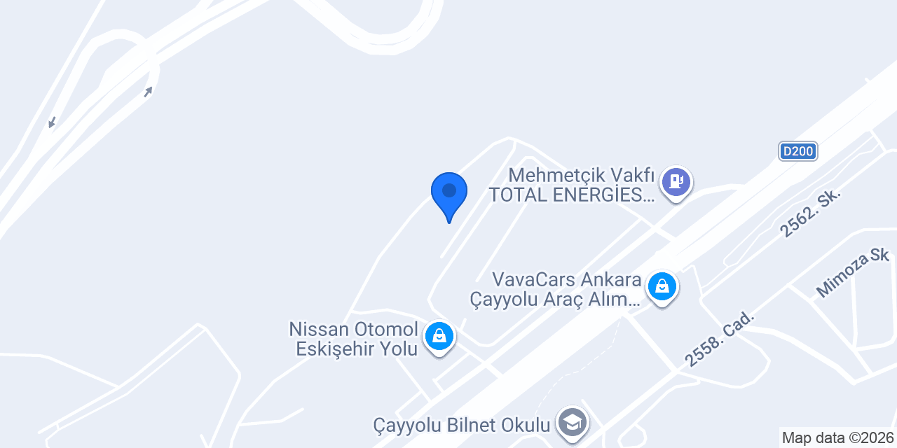 Ağaçlı Oto - Mini service konumu