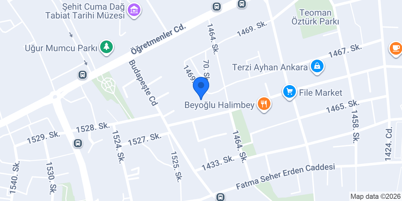Ankara Kürtaj Kliniği konumu