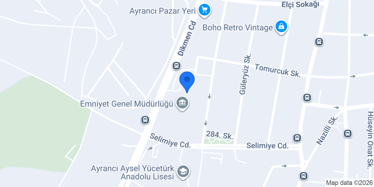 İL EMNİYET MÜDÜRLÜĞÜ konumu