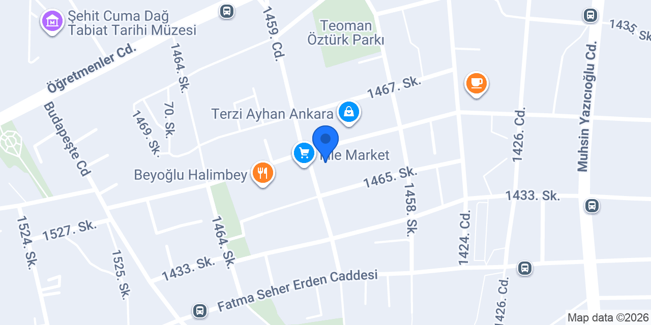 Bereket Döner Çukurambar konumu