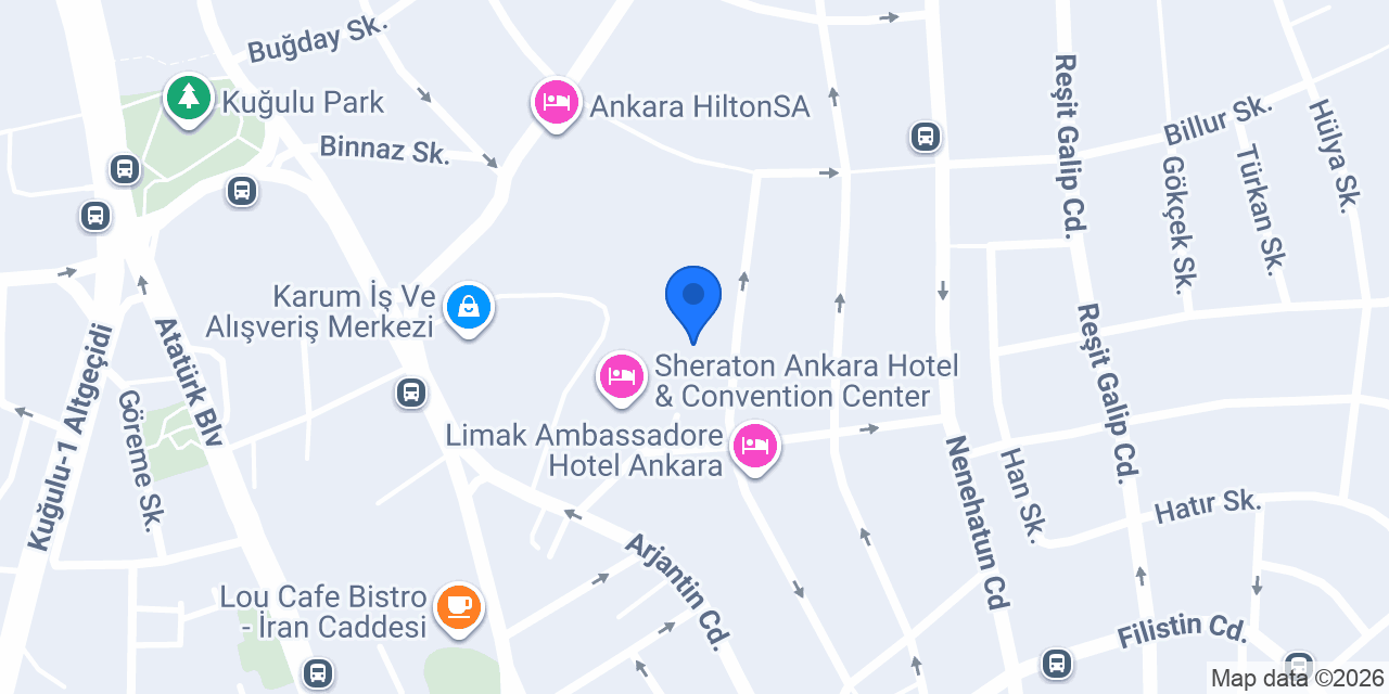 Tiga Kuaför - Sheraton Hotel konumu
