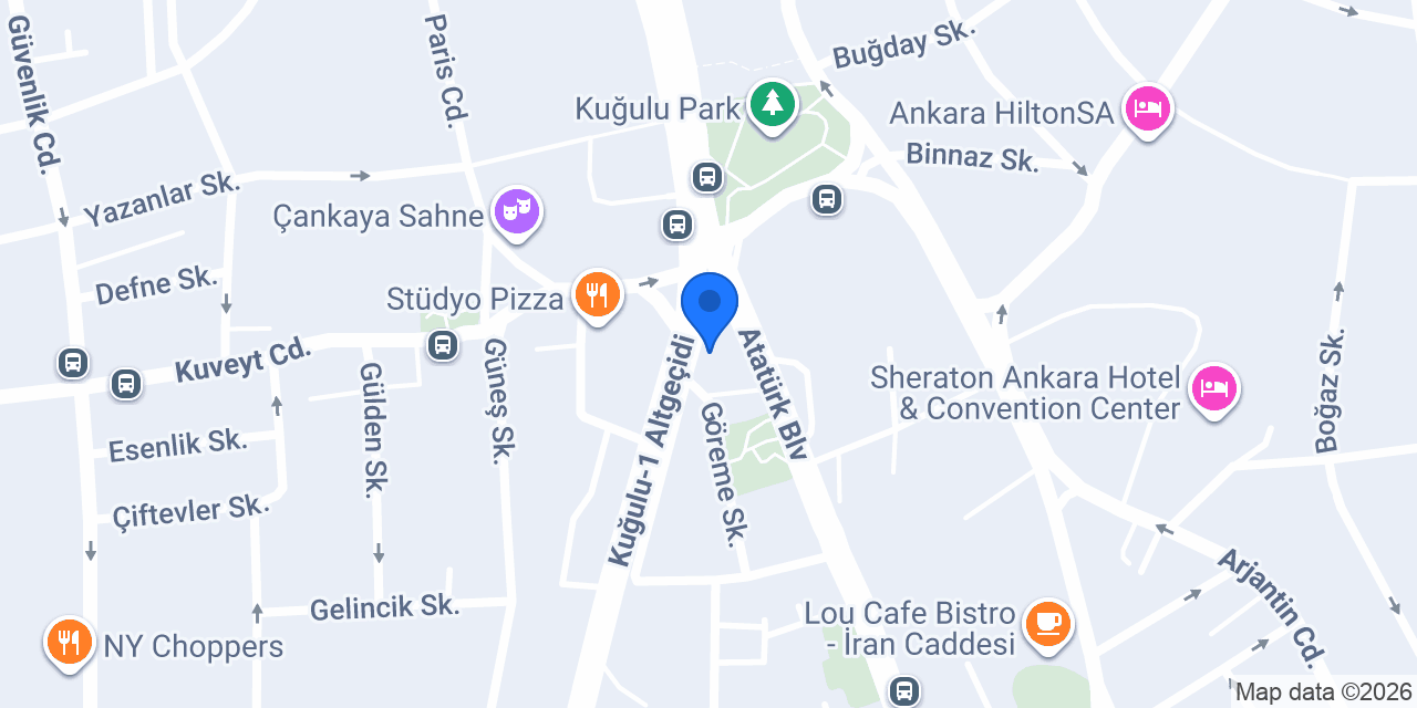 Alternatif Bank Ankara Şube konumu