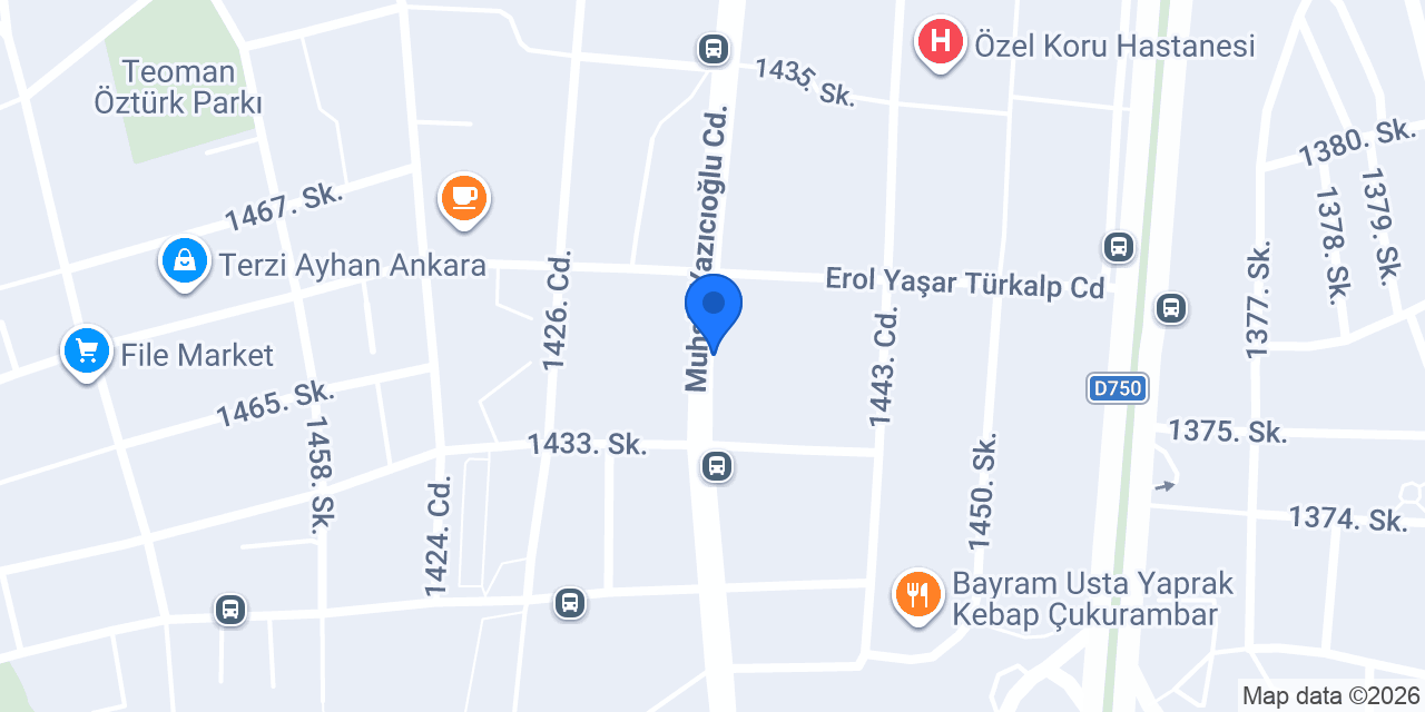 Emirgan Sütiş Çukurambar konumu
