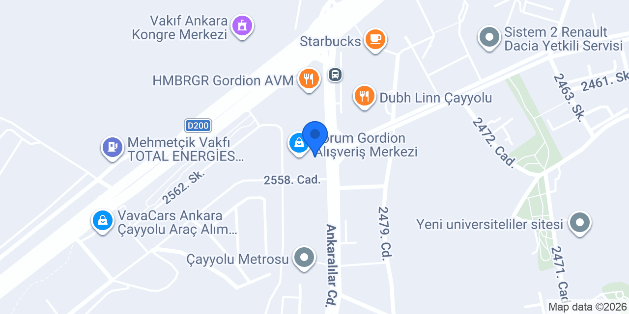 Ada Terzi ve Kuru Temizleme Gordion konumu