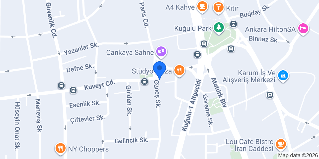 Avcıoğlu Hukuk Bürosu konumu