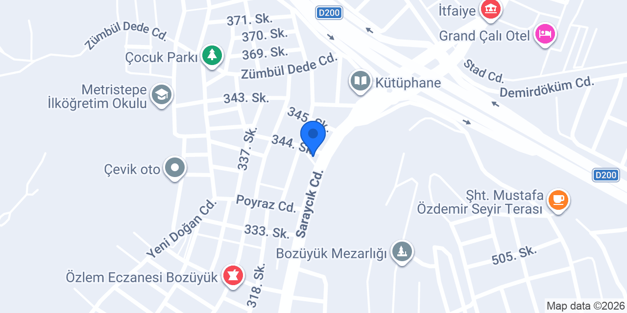 CADDE TEKEL konumu