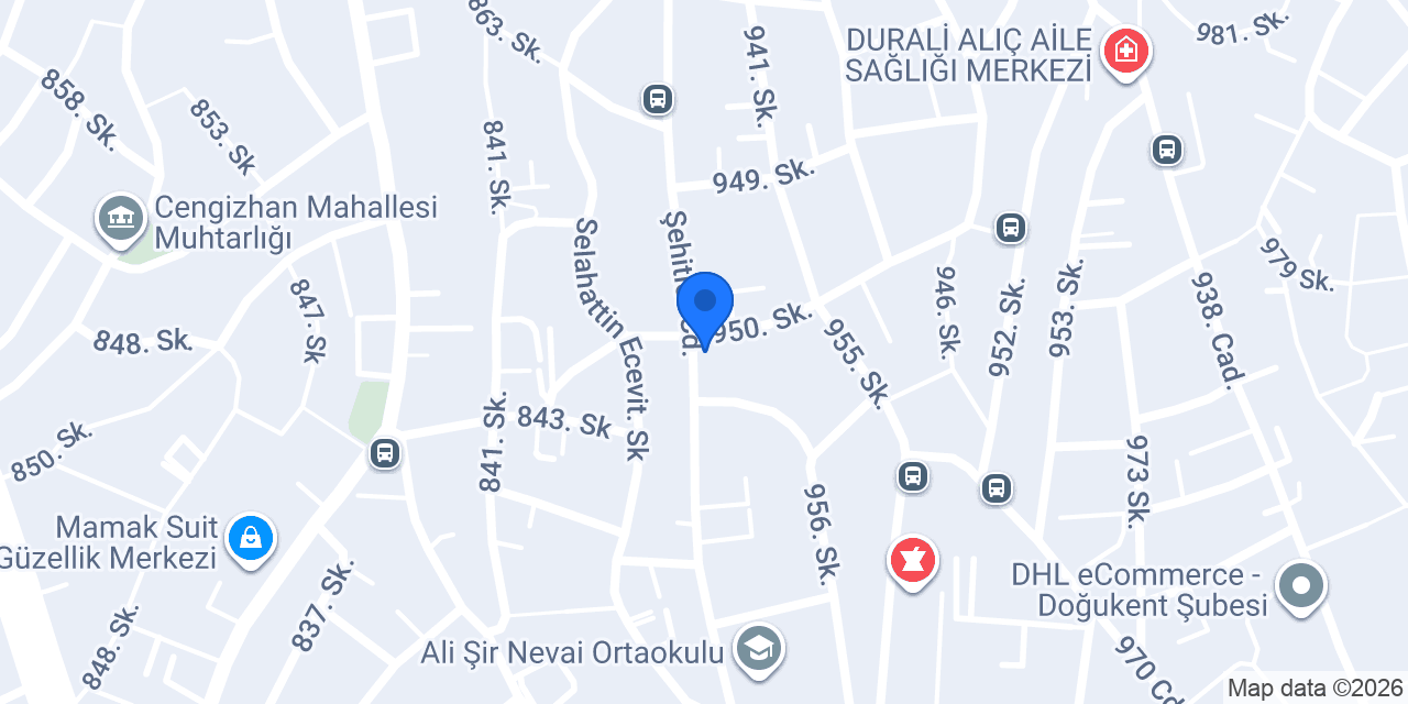 Cadde fırın cafe&bistro konumu