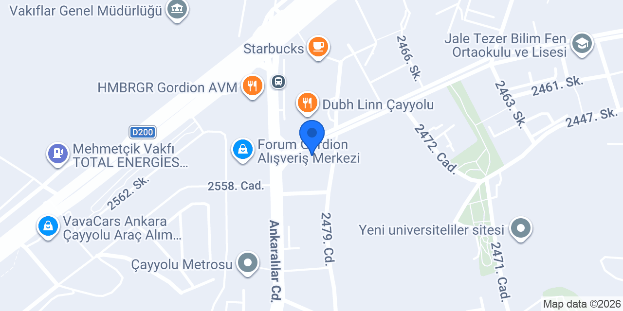 Macrocenter konumu