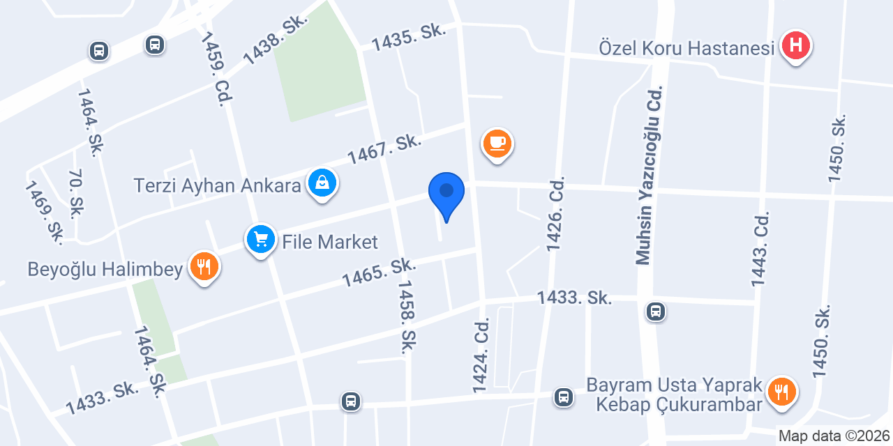 Nova Art Ankara Tüp Bebek Merkezi konumu
