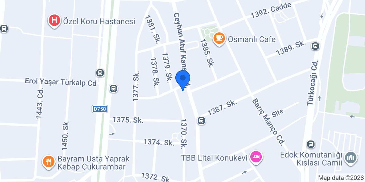 Diş Hekimi Abdulkadir ÇETİN konumu