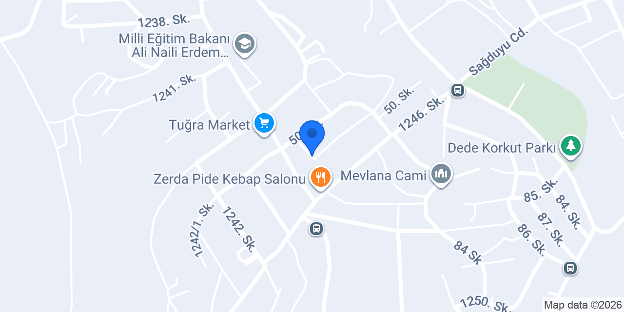 Duham Bayan Kuaförü konumu