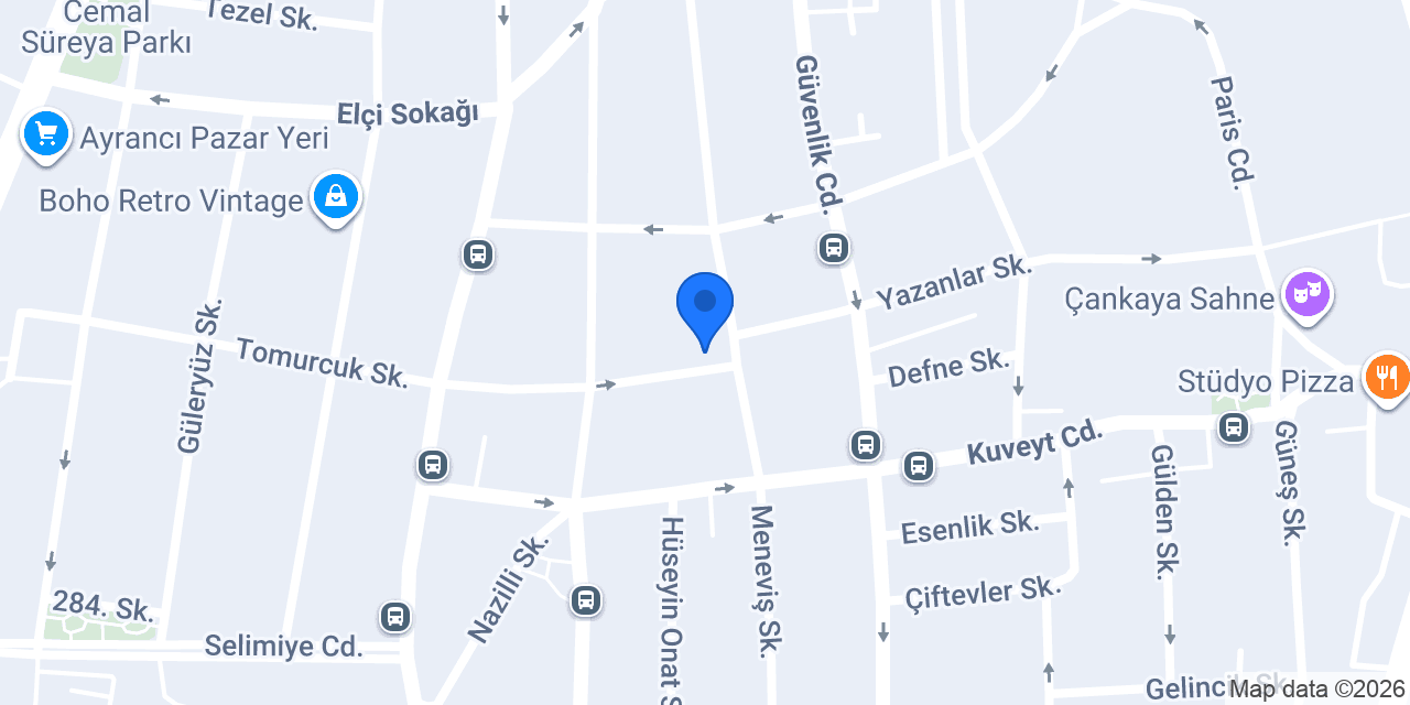 Meneviş Taksi konumu