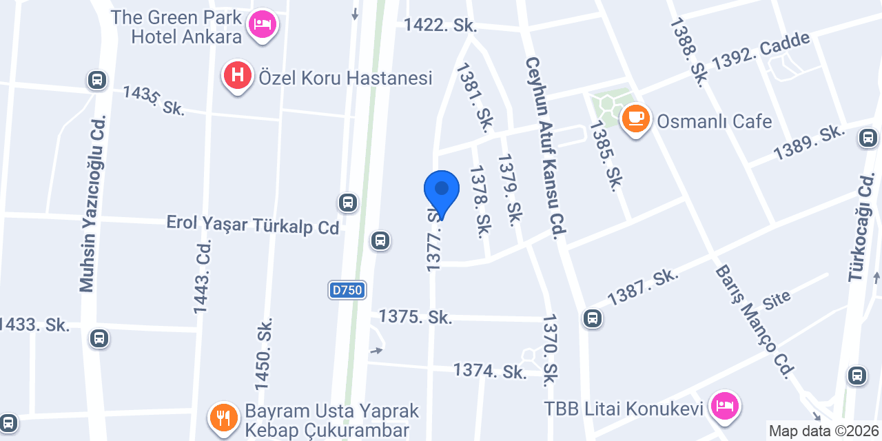 Hamza Oto Lastik konumu