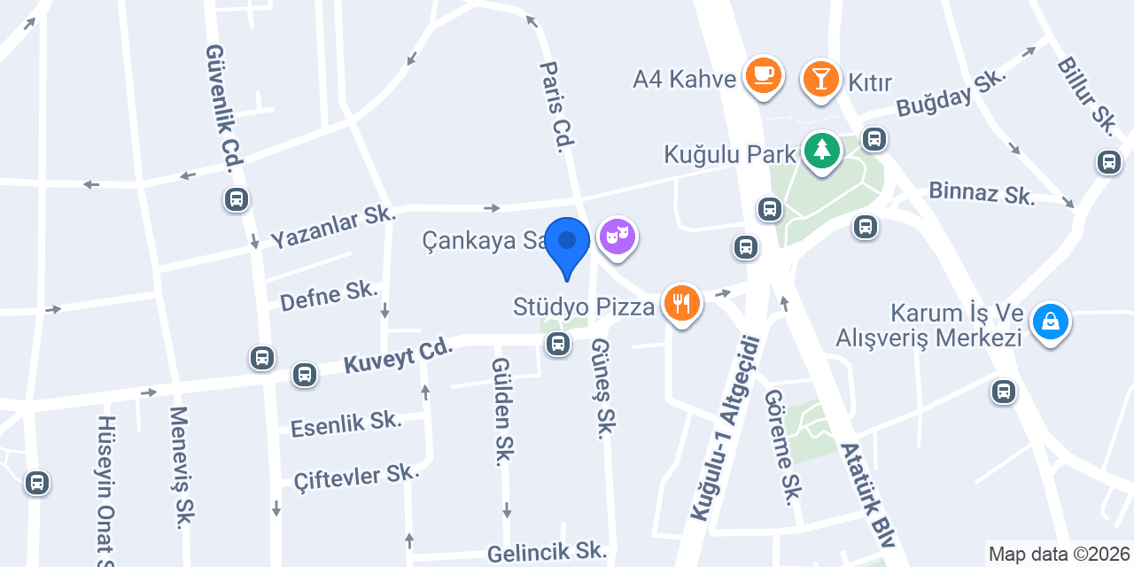 Interbus Turizm A.Ş. konumu