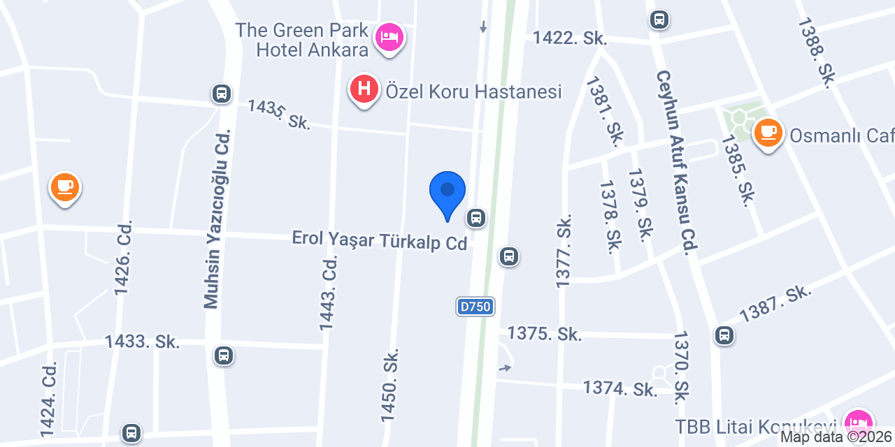 Anadolu Simit Sarayı Çukurambar konumu