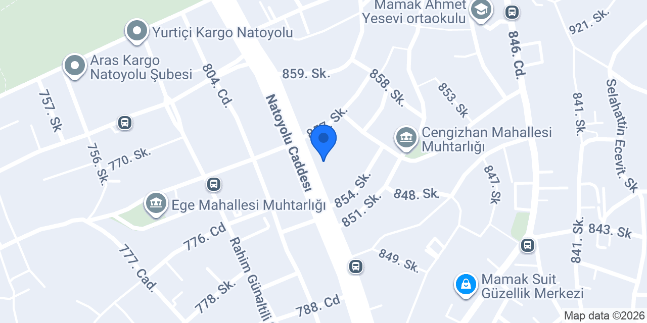 Pan Çiğ Köfte konumu