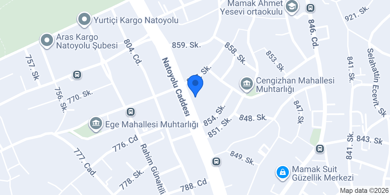 M-B İletişim konumu