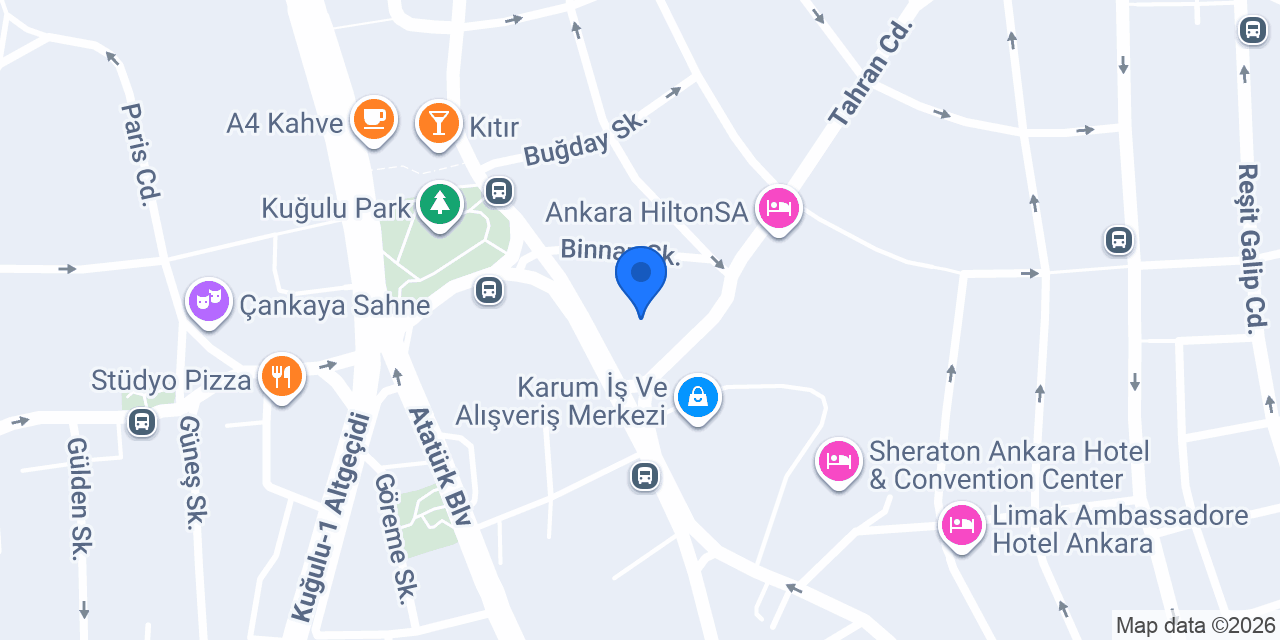 Turker Seyahat Acentası konumu