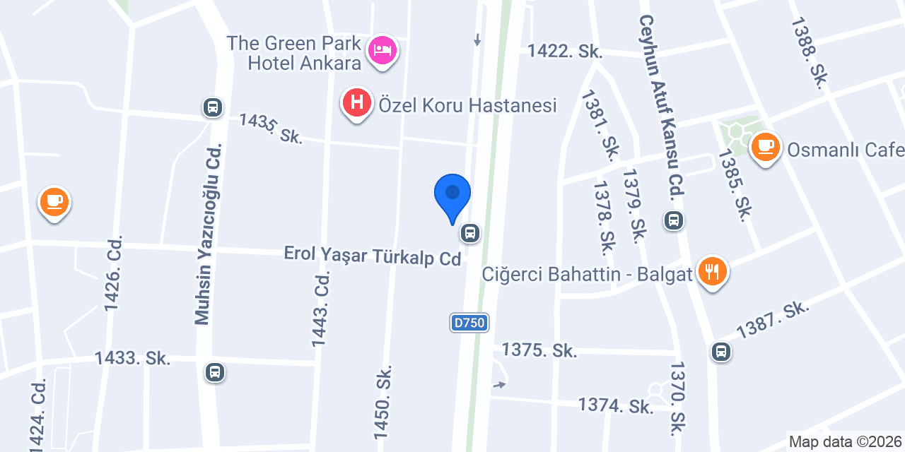 SR DÖNER Çukurambar konumu