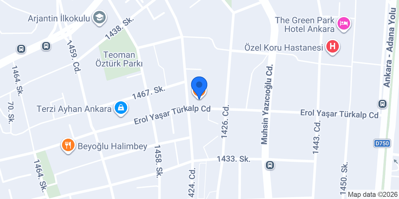 Coffee 1919 Çukurambar konumu