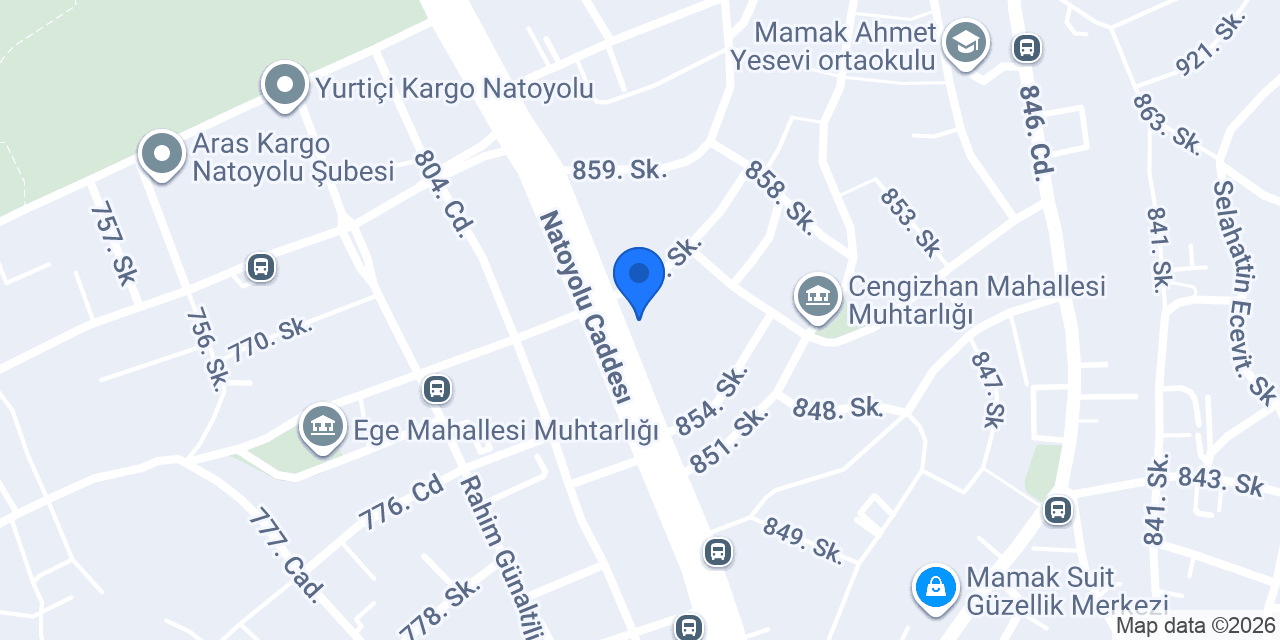 Atila Çiçekcilik konumu