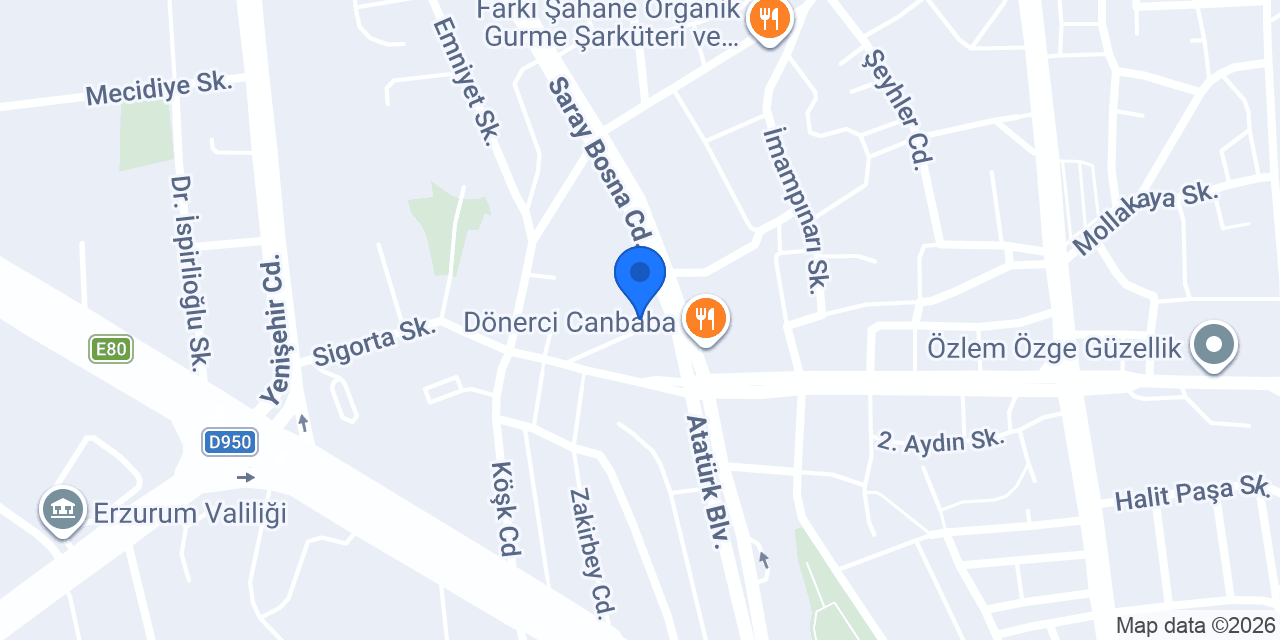 Sarnıç Cafe & Restaurant konumu