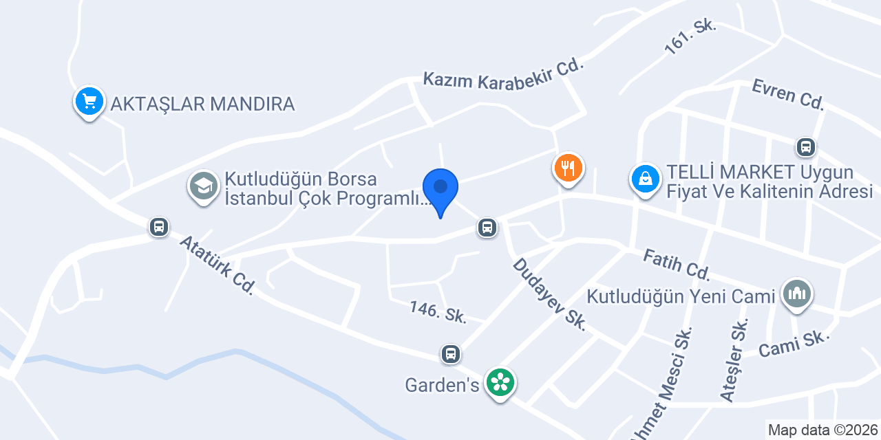 Kutludüğün Aile Sağlığı Merkezi konumu