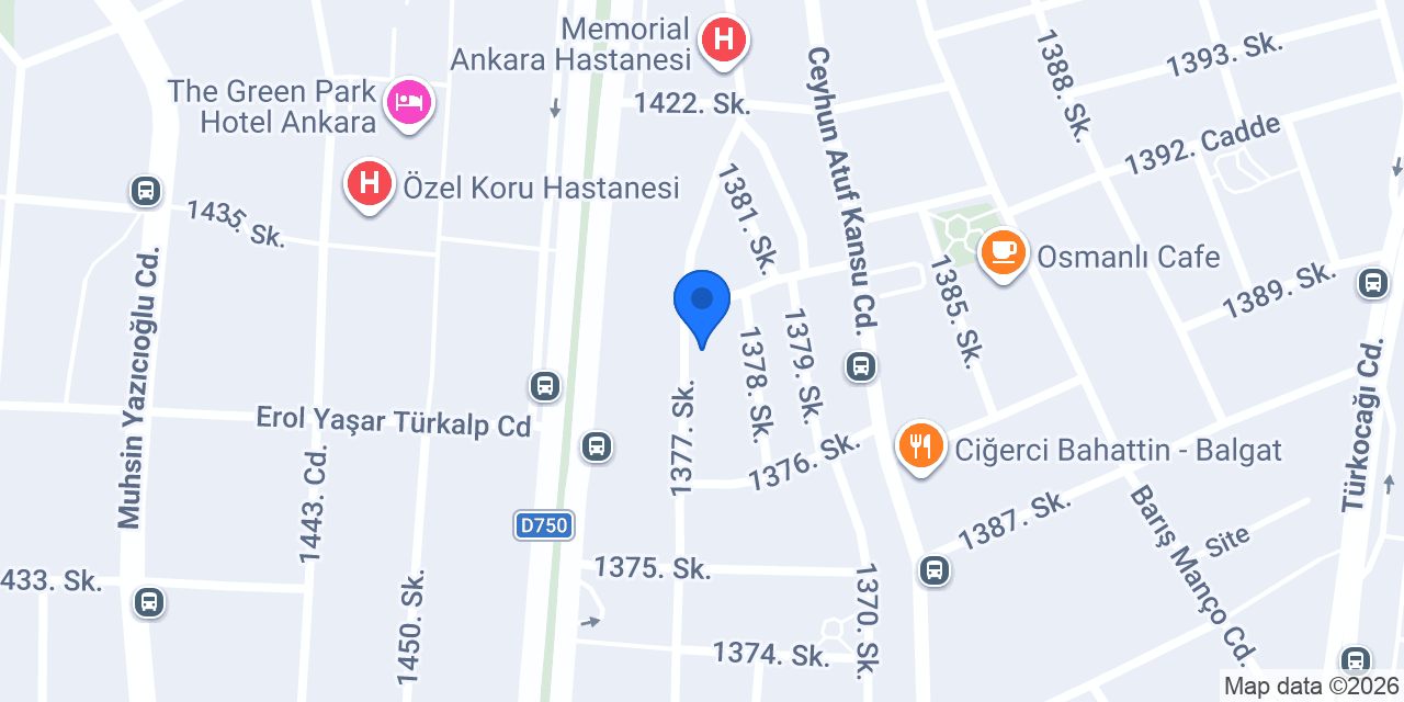 Onur Grup Rent a car konumu