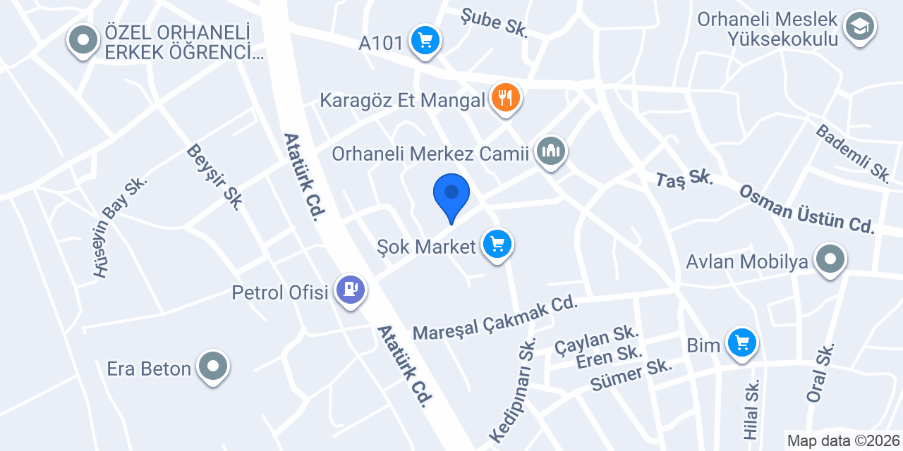 Hacıalioğlu Çiğ Köfte konumu