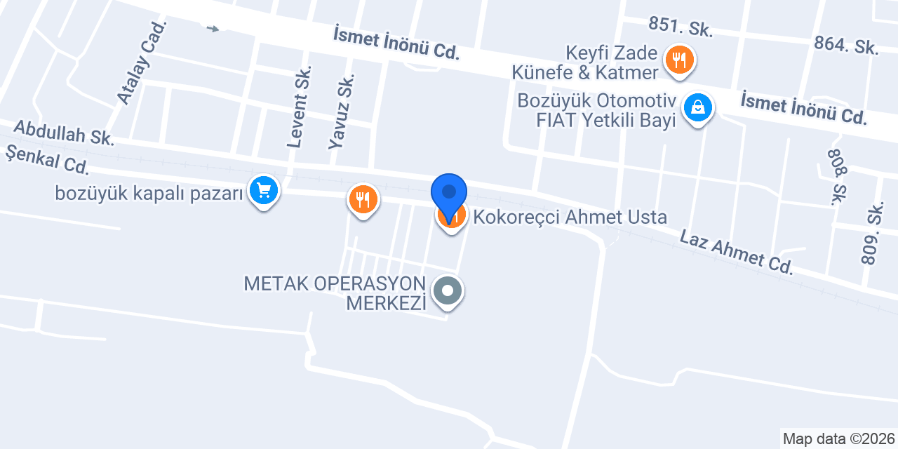 Kokoreçci Levent Usta konumu
